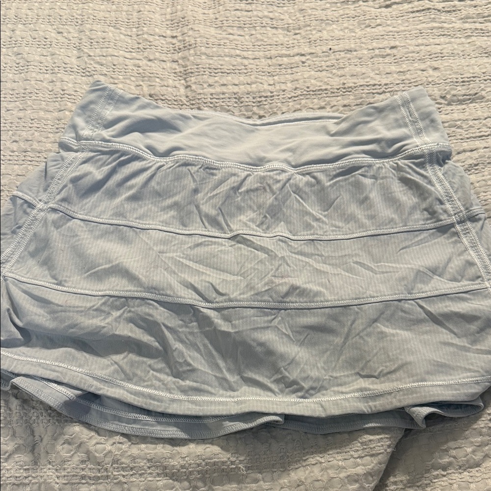 lululemon athletica Light Blue Tiered Skirt